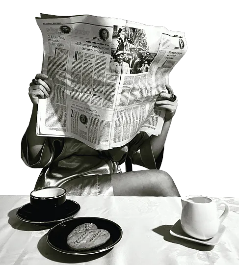 Diseño Editorial, Maquetación de libros y catálogos - Señora leyendo ensimismada. Un guiño visual de Yes Oui Bai (Bilbao)