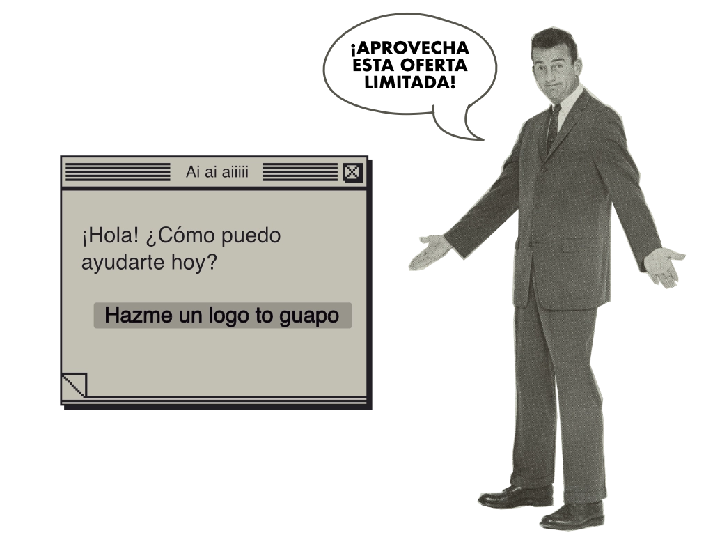 Identidad visual, logotipos e imagen corporativa - Aprovecha esta oferta de logo barato. Un guiño visual de Yes Oui Bai, diseño independiente en Bilbao y las afueras.
