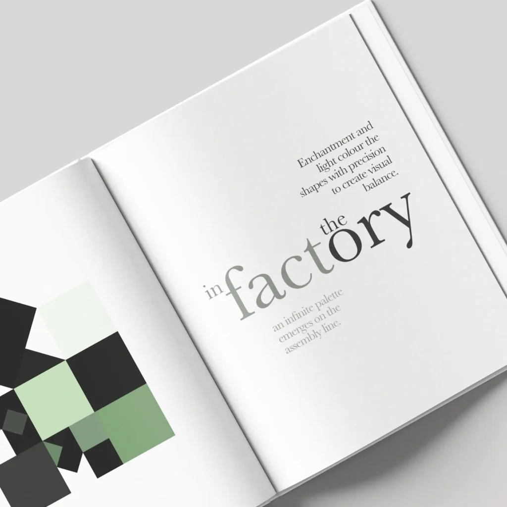 Diseño Gráfico de interior de libro y apertura de capítulo con jerarquía tipográfica y composición editorial minimalista. Bilbao.