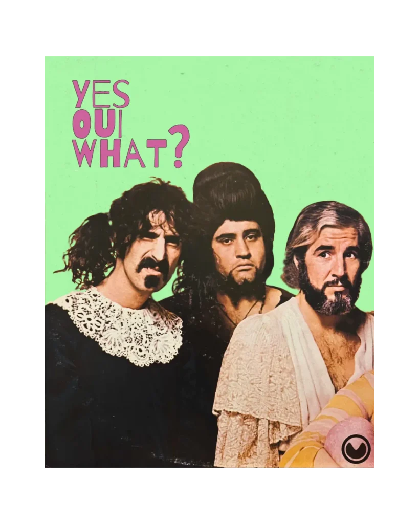 Humor y contracultura en publicidad con Franz Zappa and the Mothers que no tienen claro qué es Bai. Bilbao.