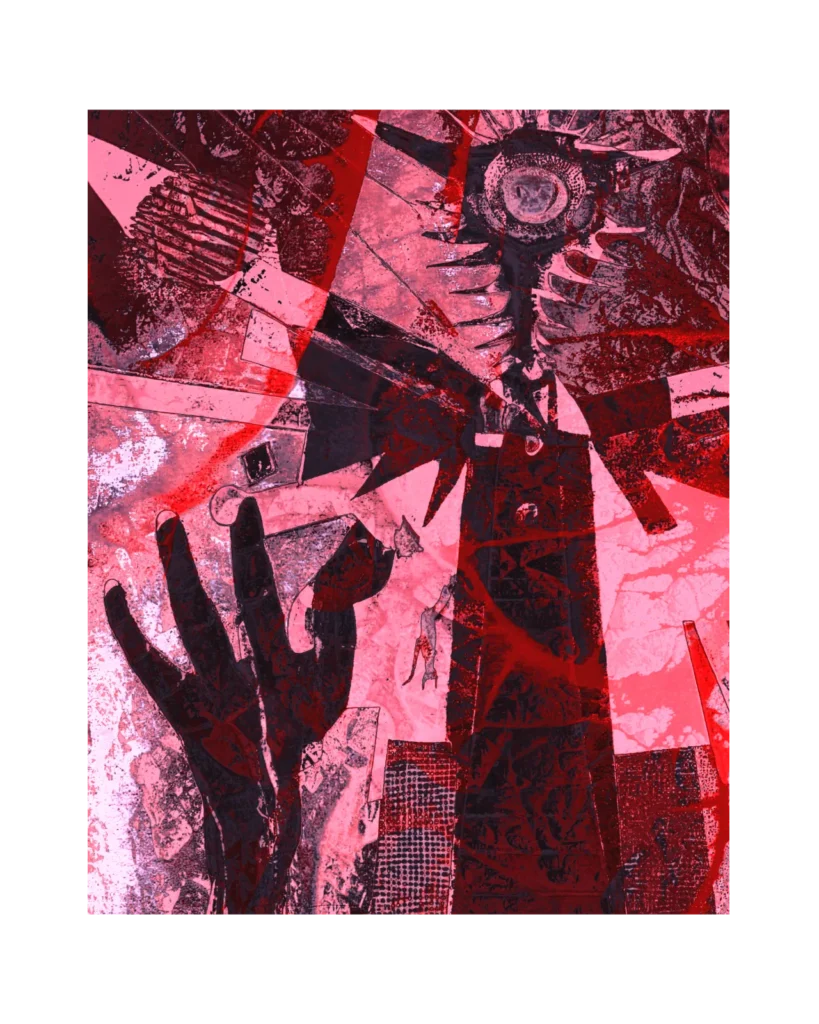 Diseño gráfico de texturas. Pintura moderna digital con dinamismo musical para portada de discos. Yes Oui Bai. Bilbao.
